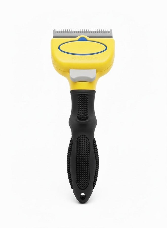 GLOWICK Professional Cat & Dog Hair Removal Comb | Ultra-Smooth Anti-Slip Handle | Daily Grooming Tool for Reducing Shedding & Mats (1Pcs) - Image 1